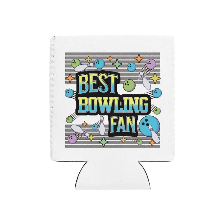 Best Bowling Fan Fanatic Can Cooler product image (1)
