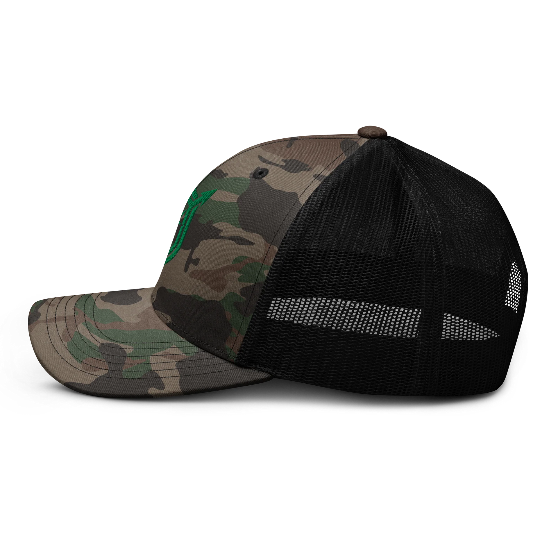 Camo Trucker Hat - Verdant Mark product image (3)