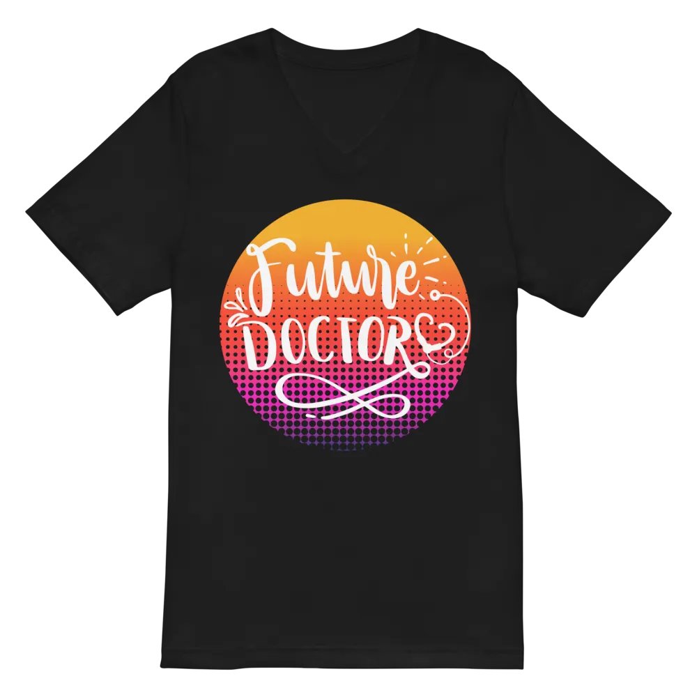 Future Doctor Playful V-Neck Tee product image (3)