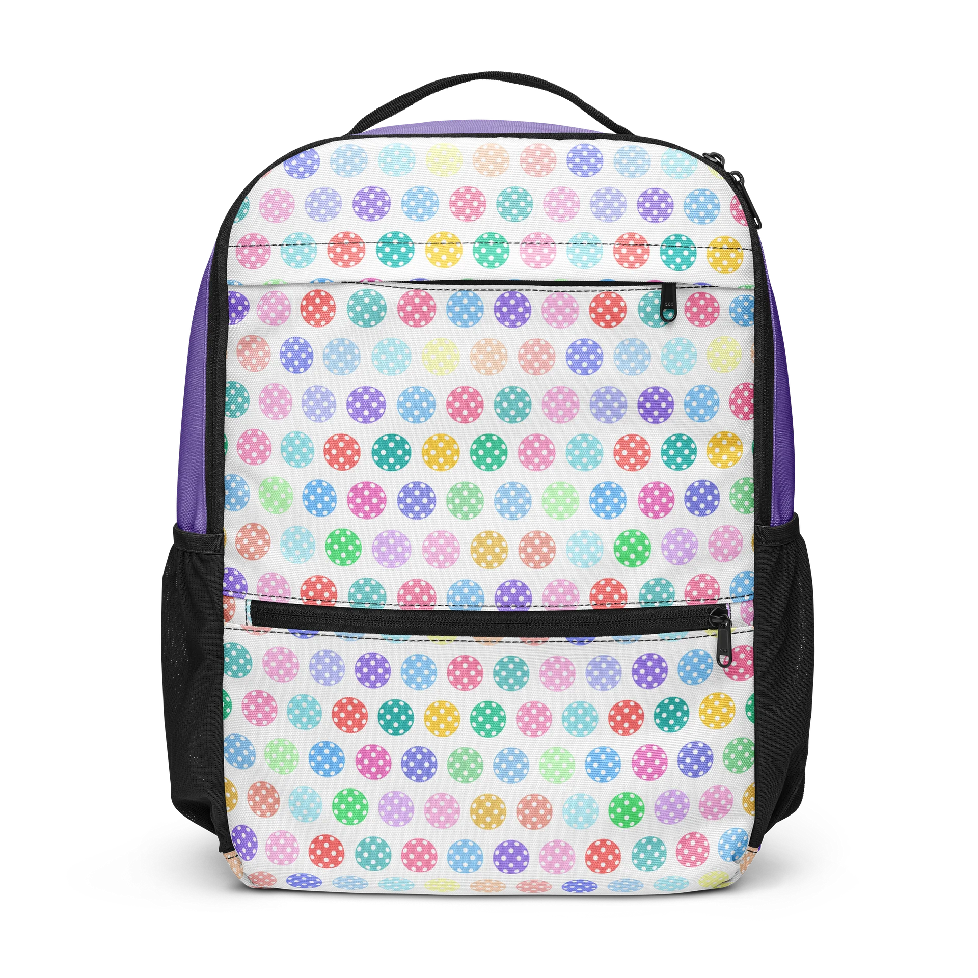 Pastel Pickleball Backpack with Pockets Solid product image (2)