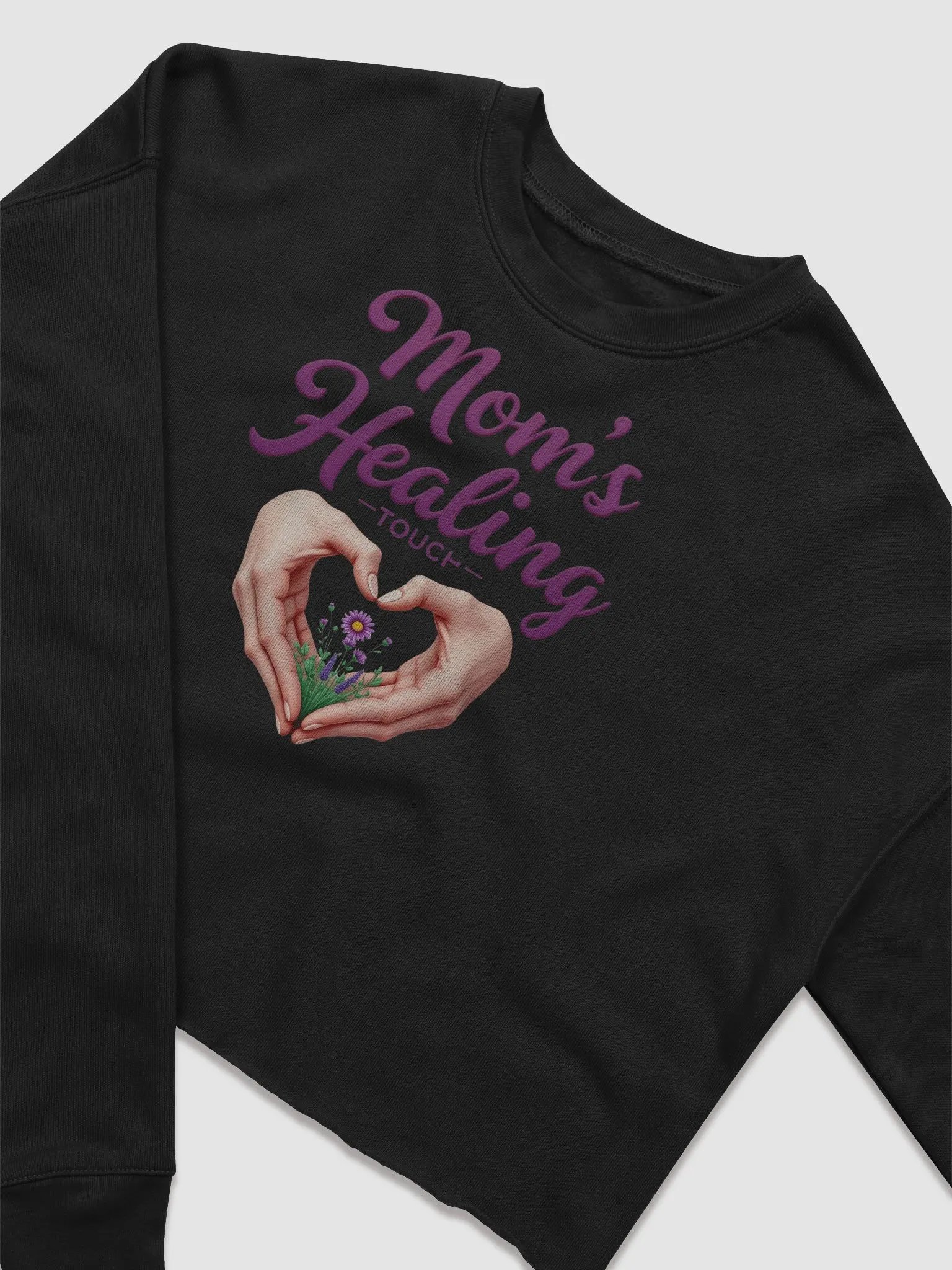 Mom's Healing Touch Crop Sweatshirt product image (7)