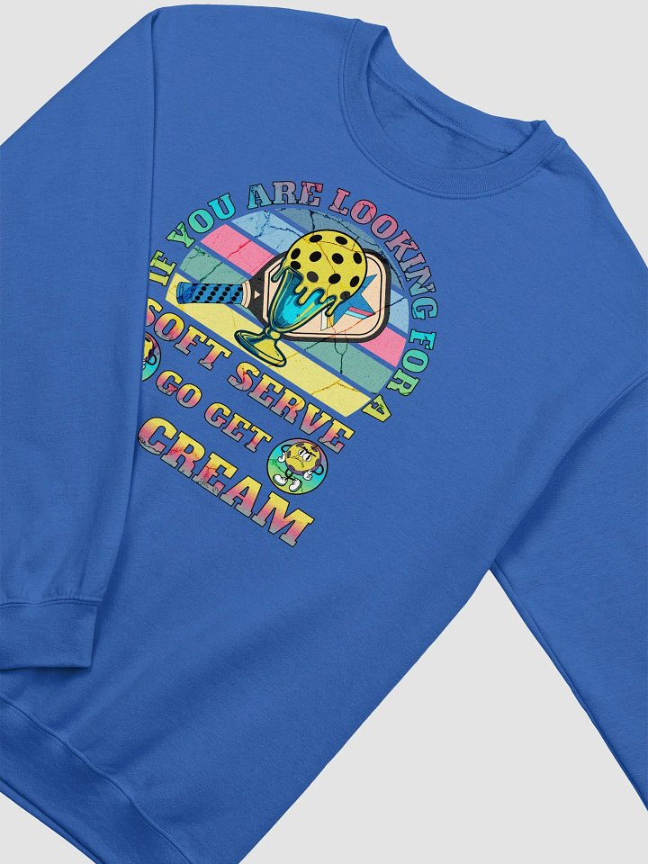 Soft Serve Go Get Ice Cream Pickleball Crewneck Sweatshirt product image (18)