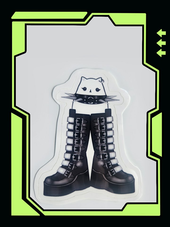 Goth Boot Jimmy Sticker product image (1)