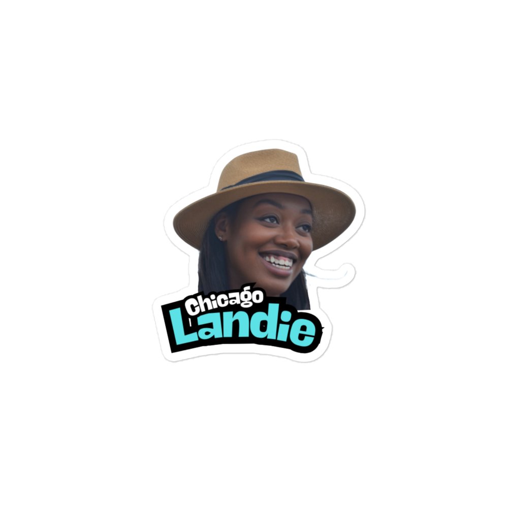Chicago Landie Sticker - Green product image (1)