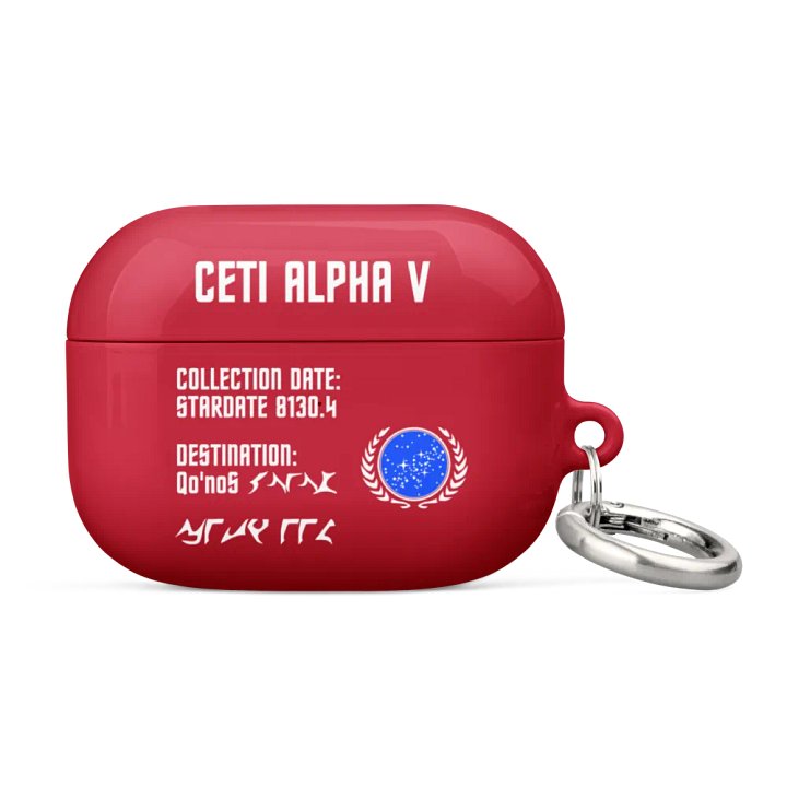 Ceti Eel Caution Label AirPods case product image (1)