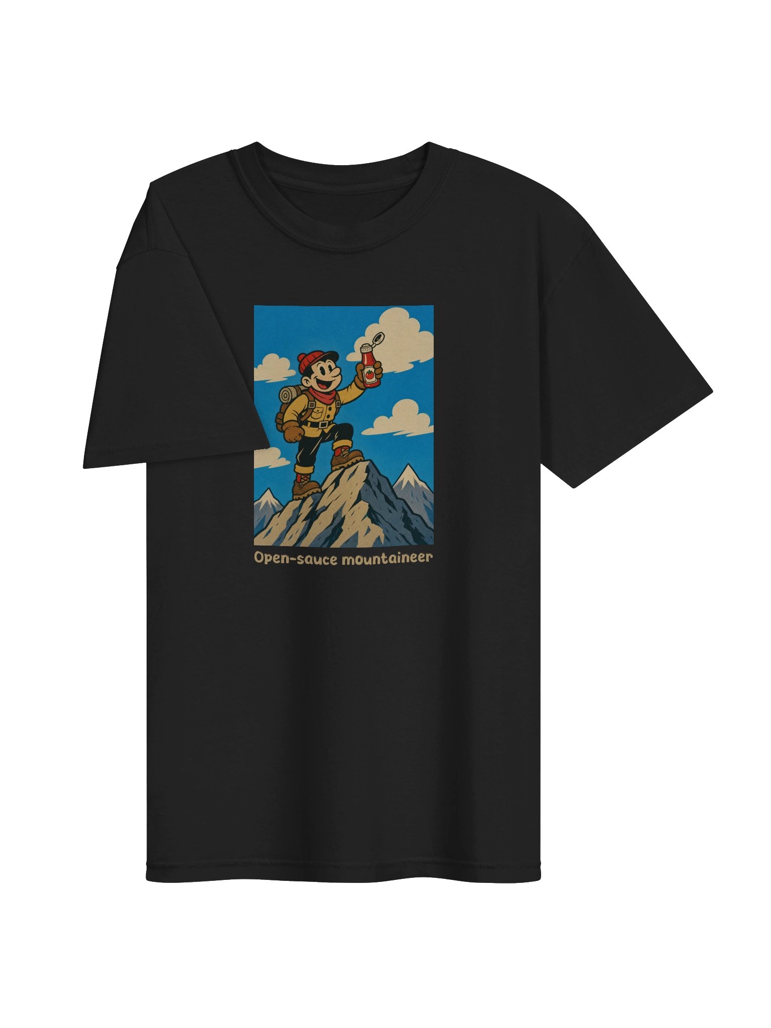 Open-sauce mountaineer t-shirt product image (4)