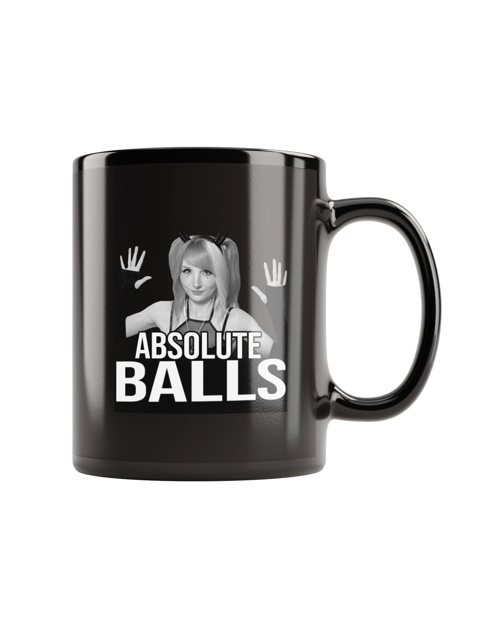 Absolute Pixie Black Glossy Mug product image (3)
