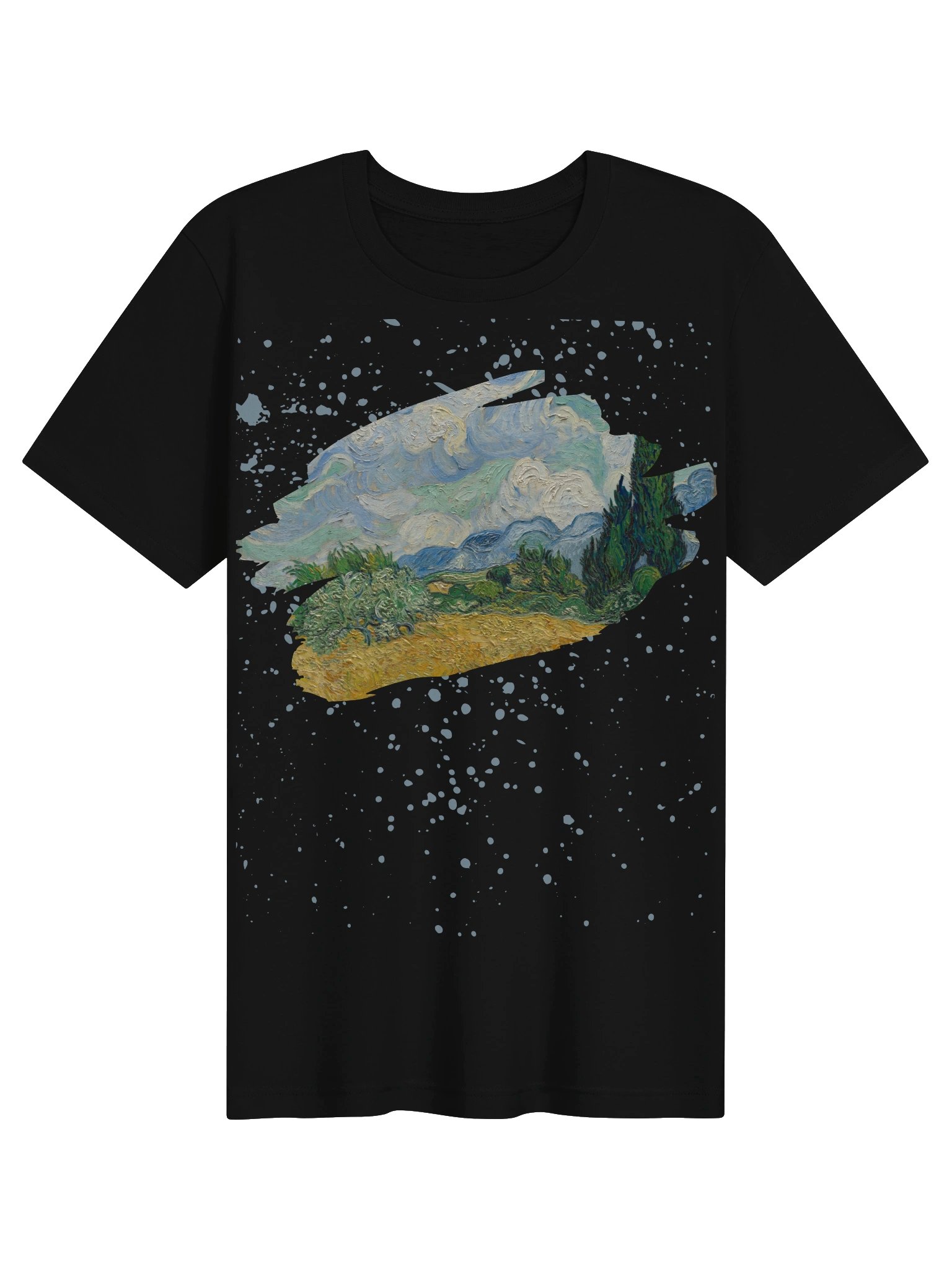 Wheat Field with Cypresses (Vincent van Gogh) T-Shirt product image (5)
