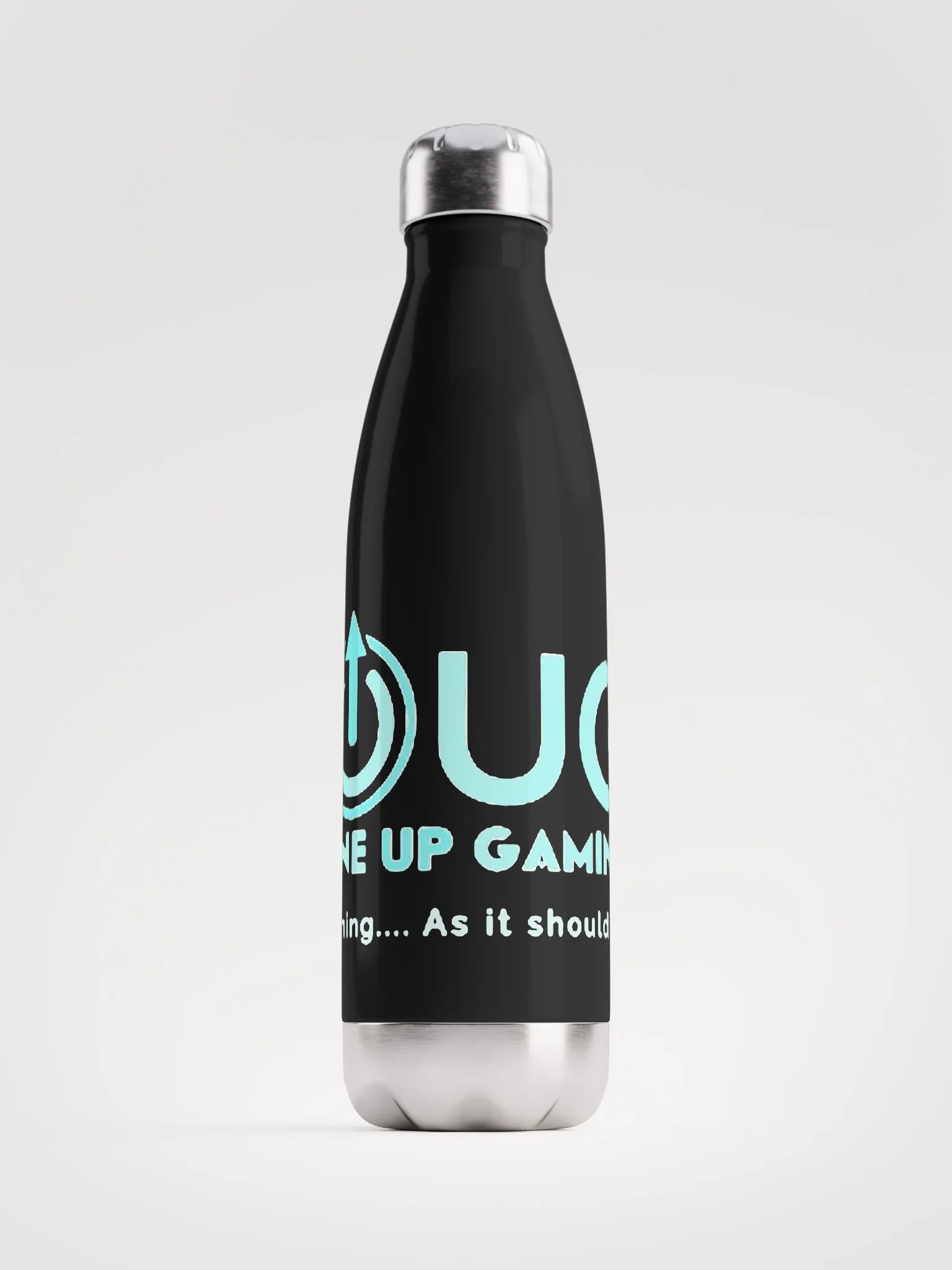 OUG Logo White Water Bottle product image (1)