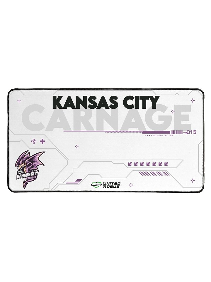 Kansas City Carnage White Desk Mat product image (1)