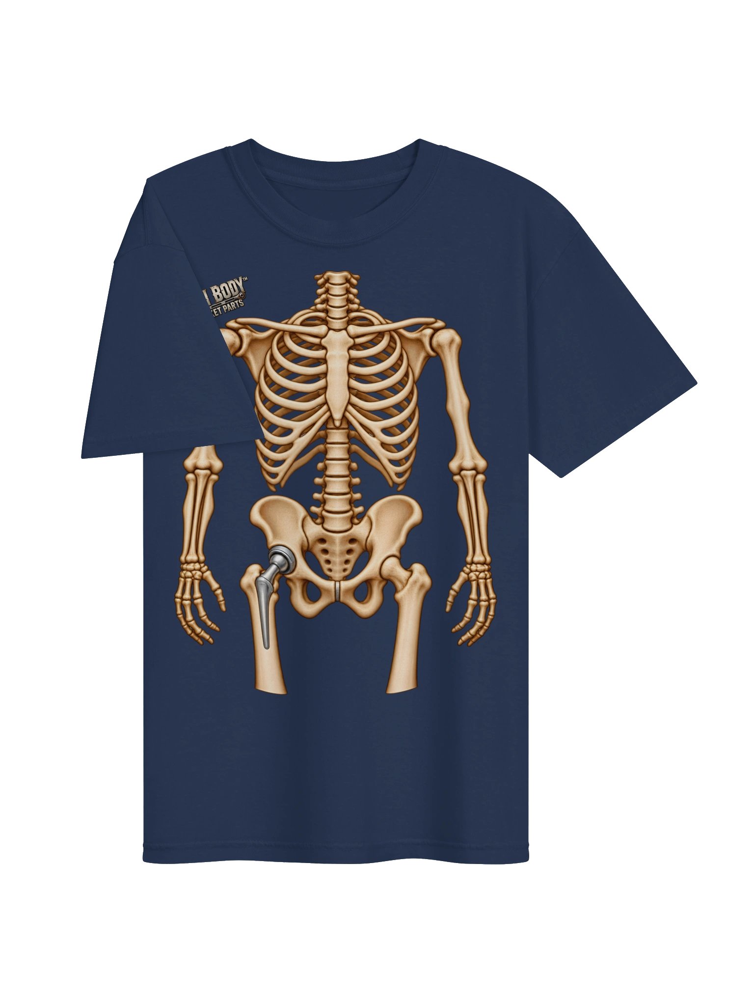Hip Replacement Shirt — Aftermarket Parts Right Hip Front & Back Tee | Rebuild Shop product image (4)