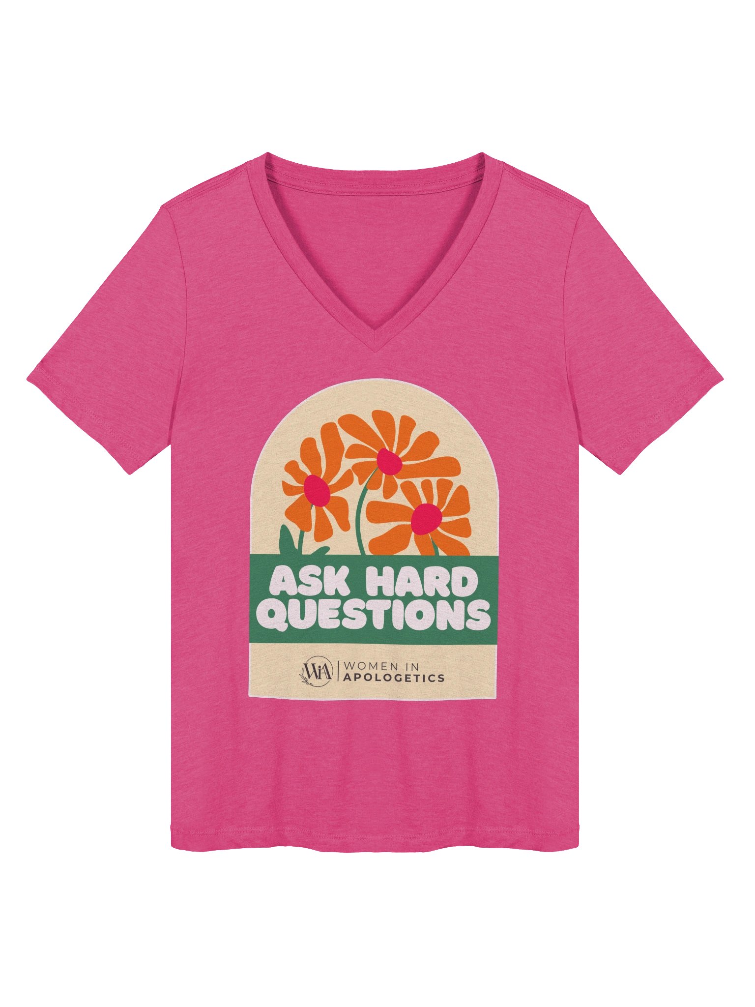 Ask Hard Questions Relaxed V-Neck product image (1)