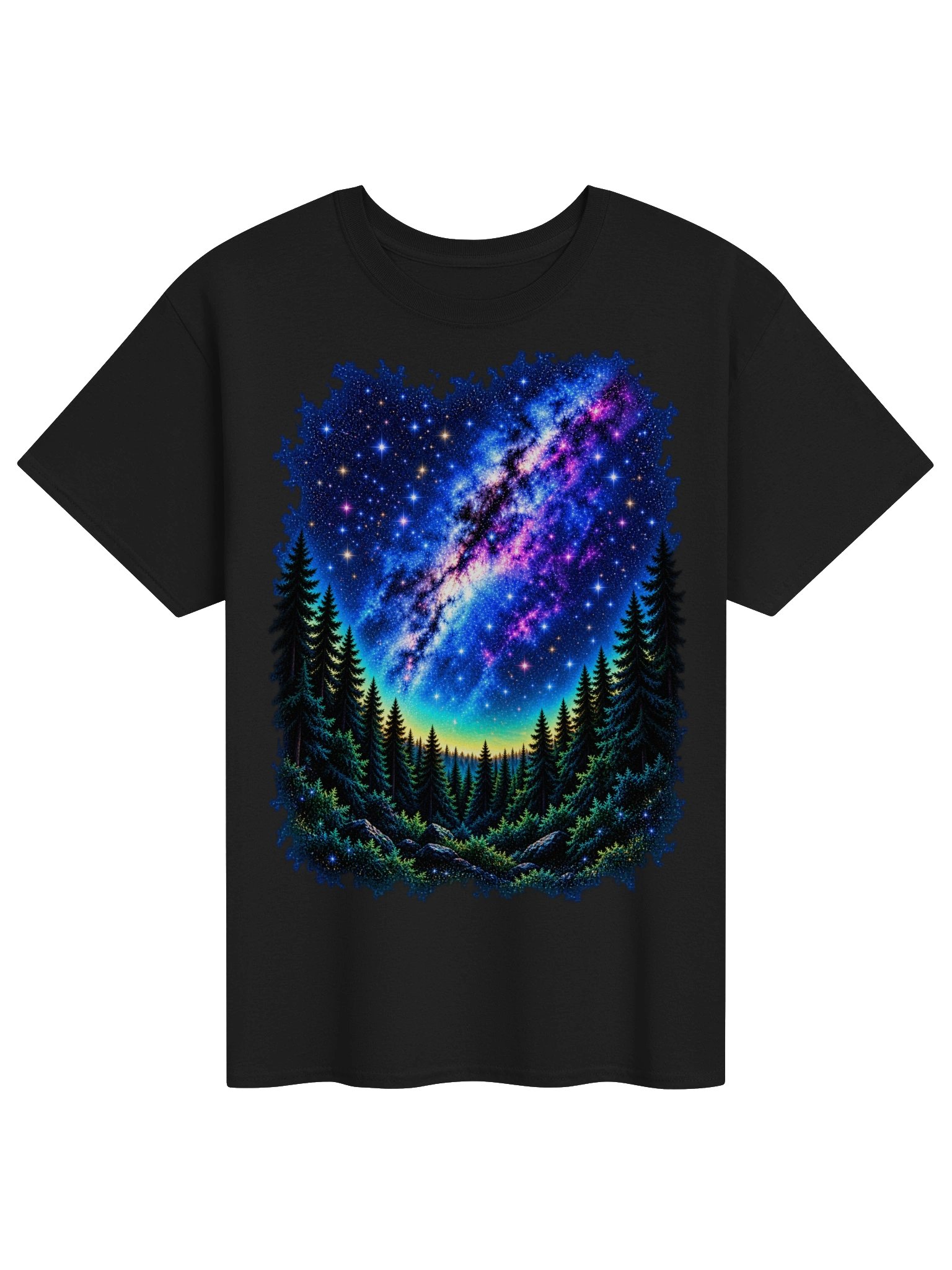 Into the Stars — Galaxy Forest Tee product image (1)