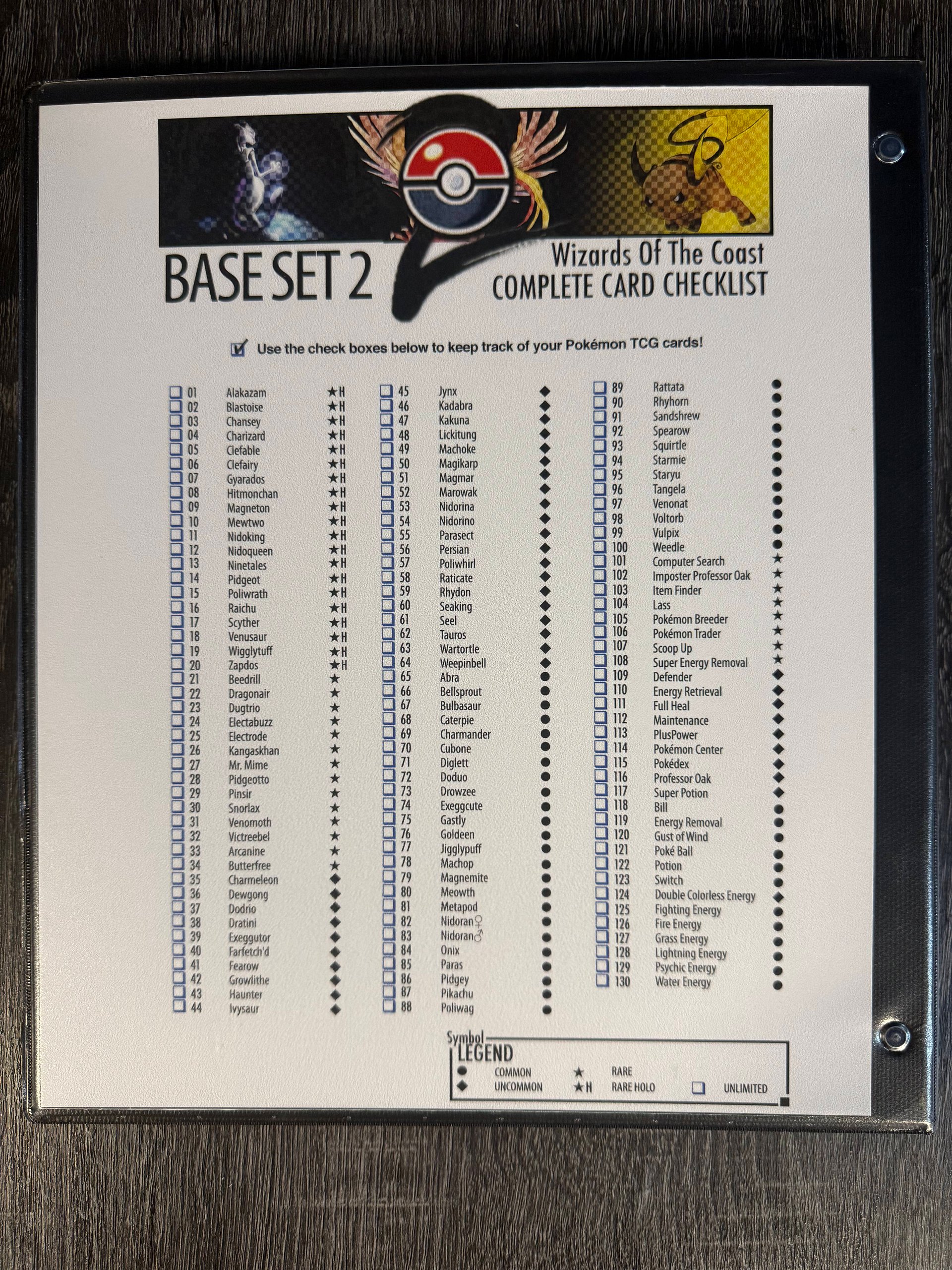 SkyeKeep™ Base Set 2 Custom Master Set Binder product image (4)