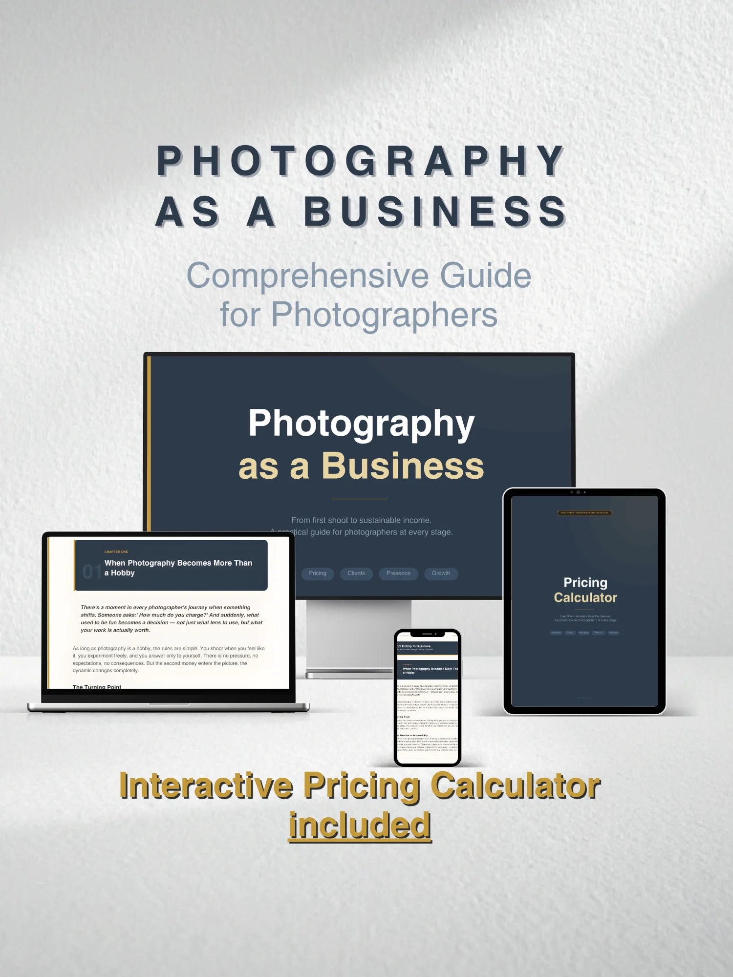 Comprehensive Business Guide for Photographers & Interactive Pricing Calculator - Limited Launch Sale - 50% Off product image (2)