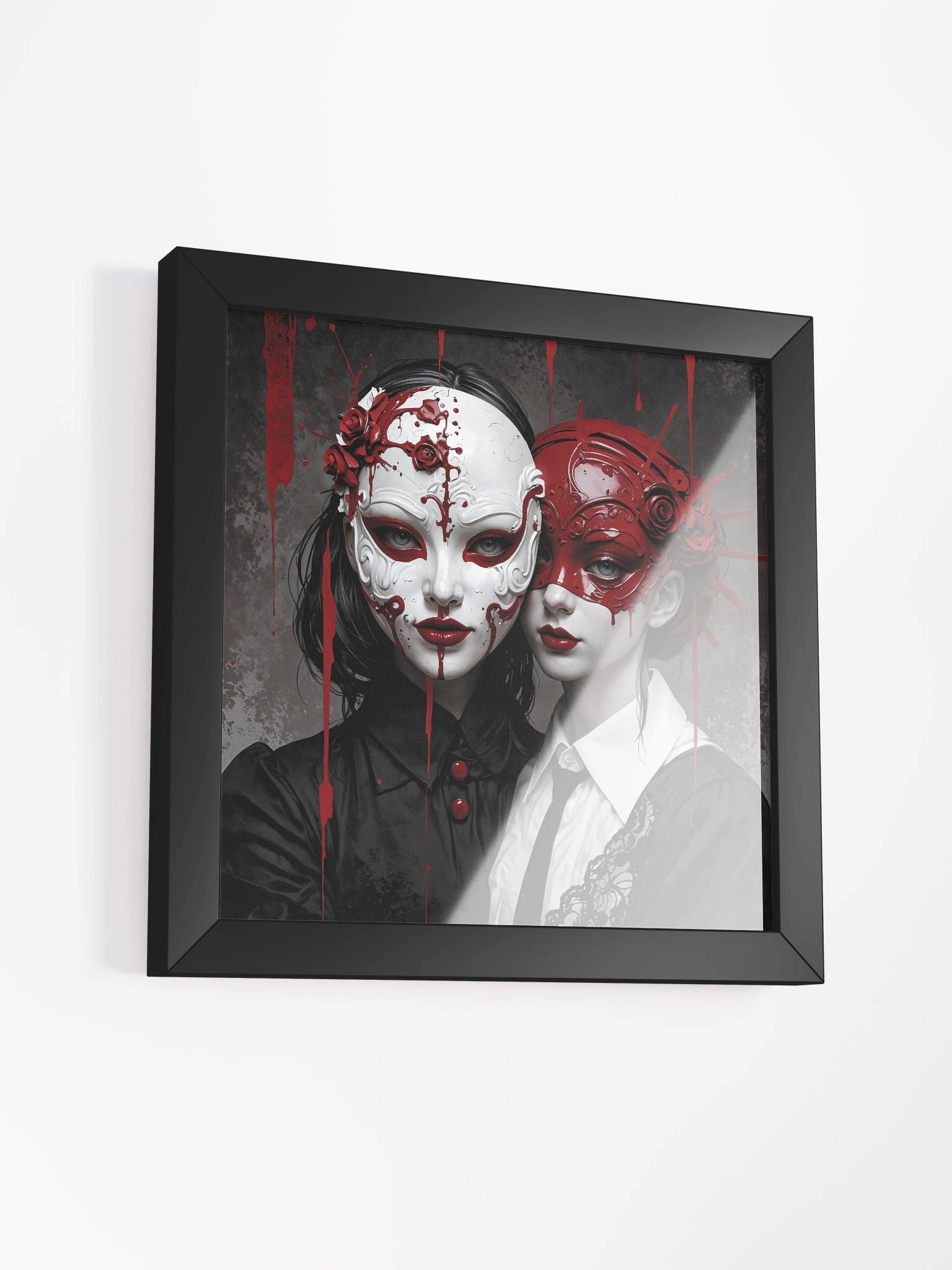 Crimson Masquerade Framed Print product image (11)