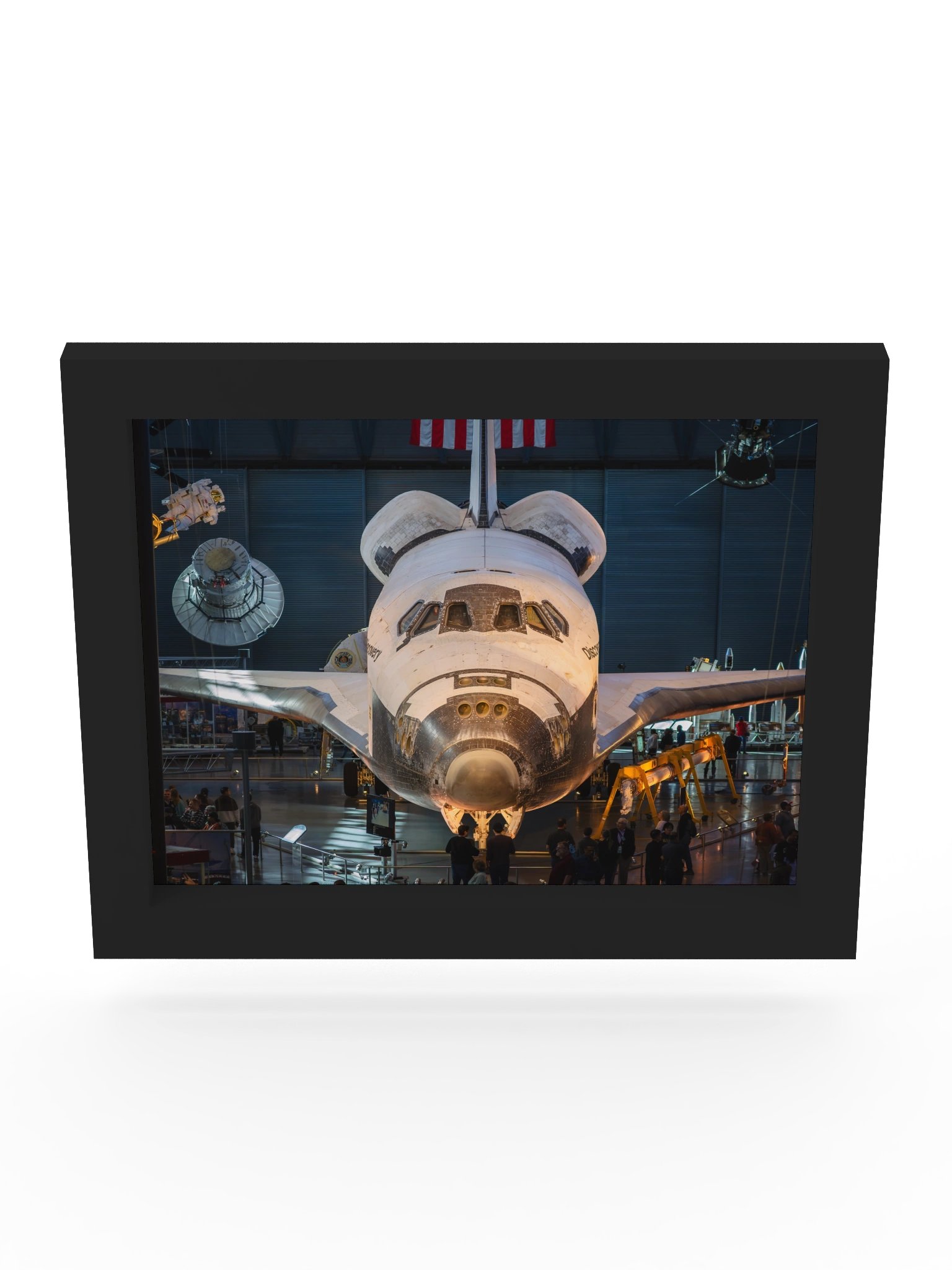 Beyond the Horizon – Space Shuttle Discovery Framed Matte Poster product image (5)