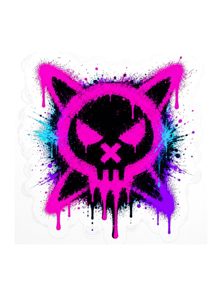 Graffiti Skull Sticker product image (1)
