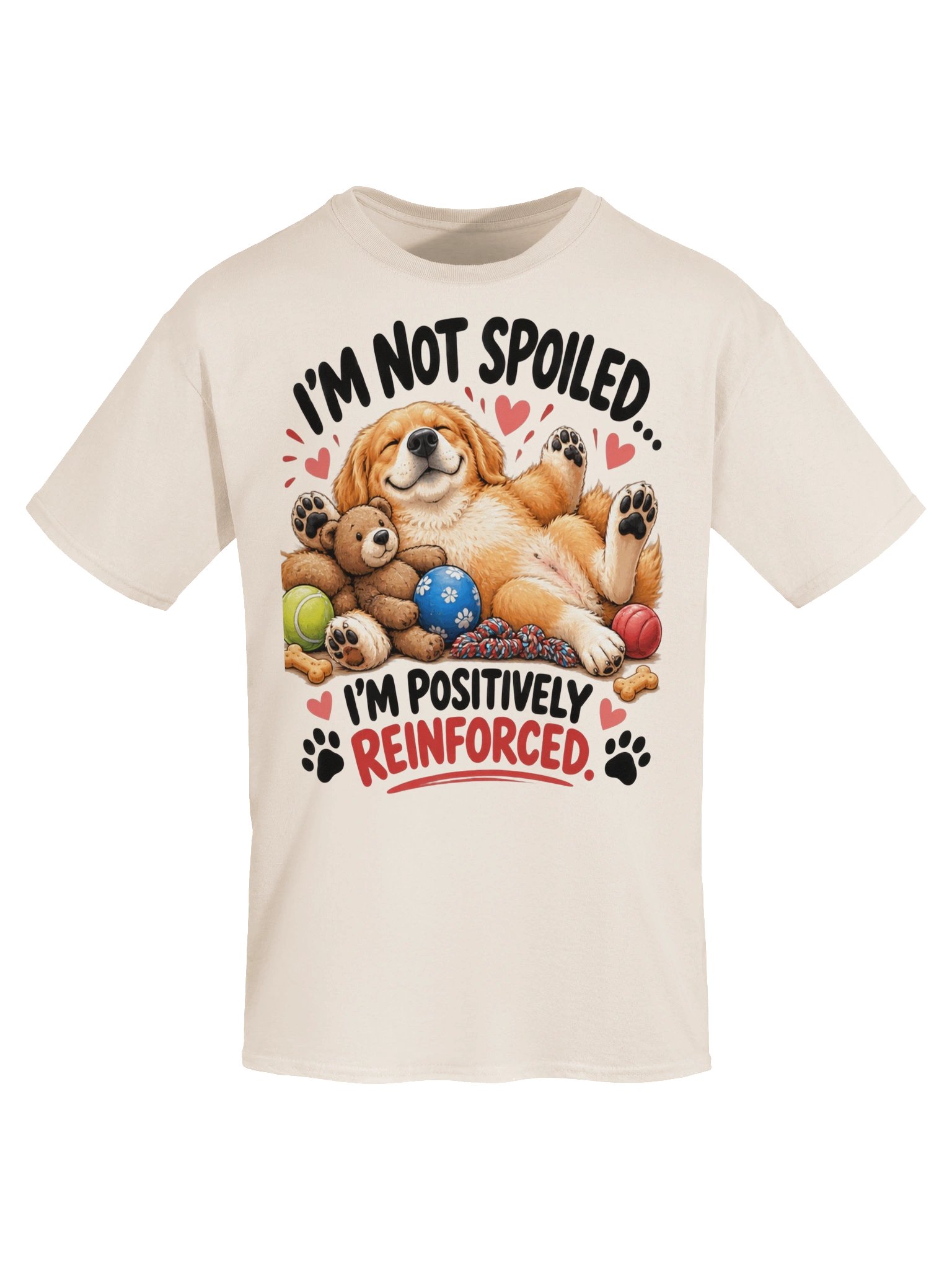 I'm Not Spoiled – Funny Golden Retriever T-Shirt product image (5)