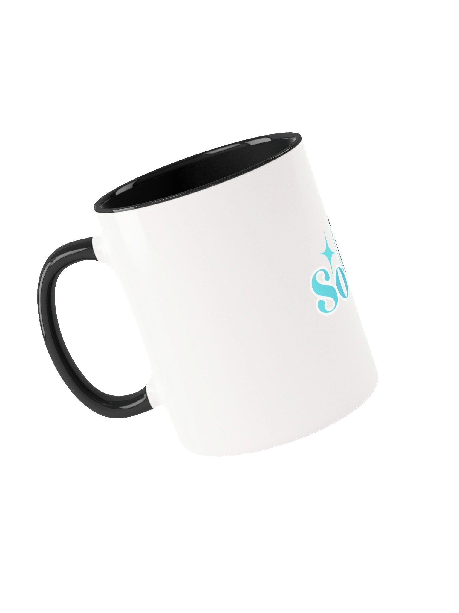 "Wooooooooow, so original" Moon Mermaid Mug (Colored Inside, Left Handed) product image (30)