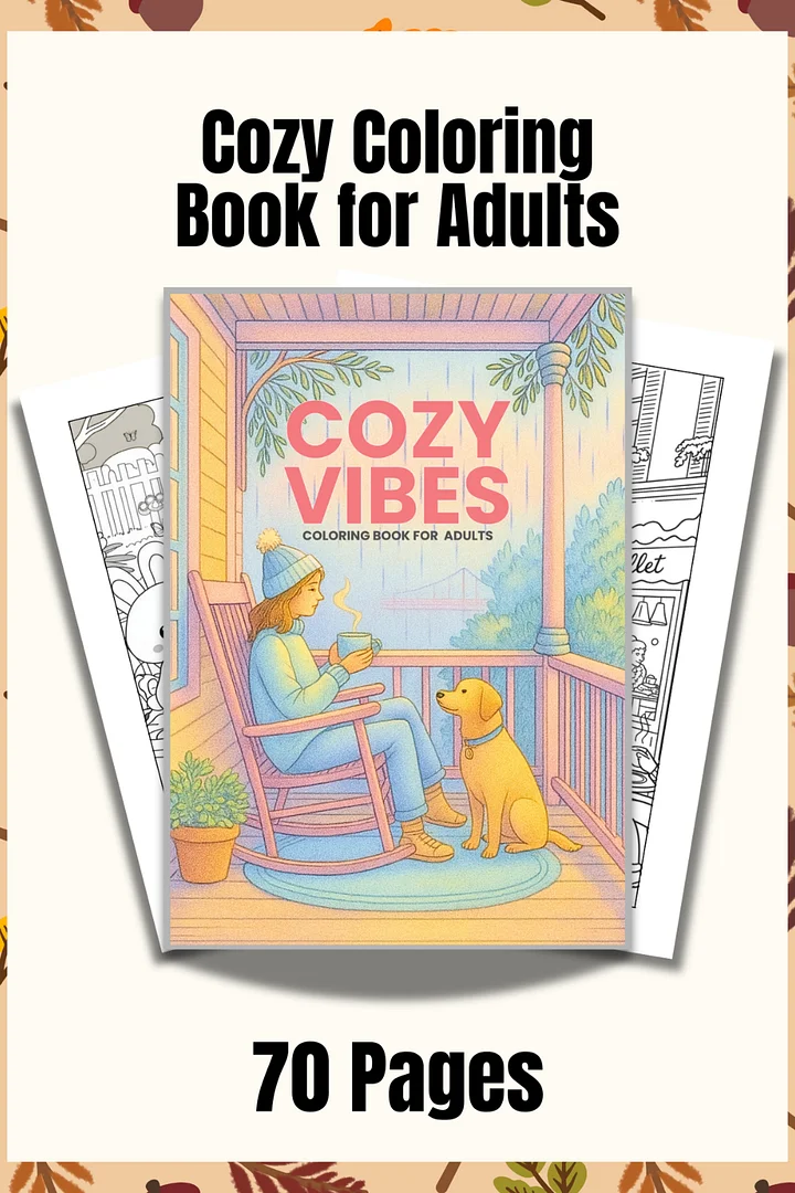 Cozy Coloring Book for Adults product image (2)