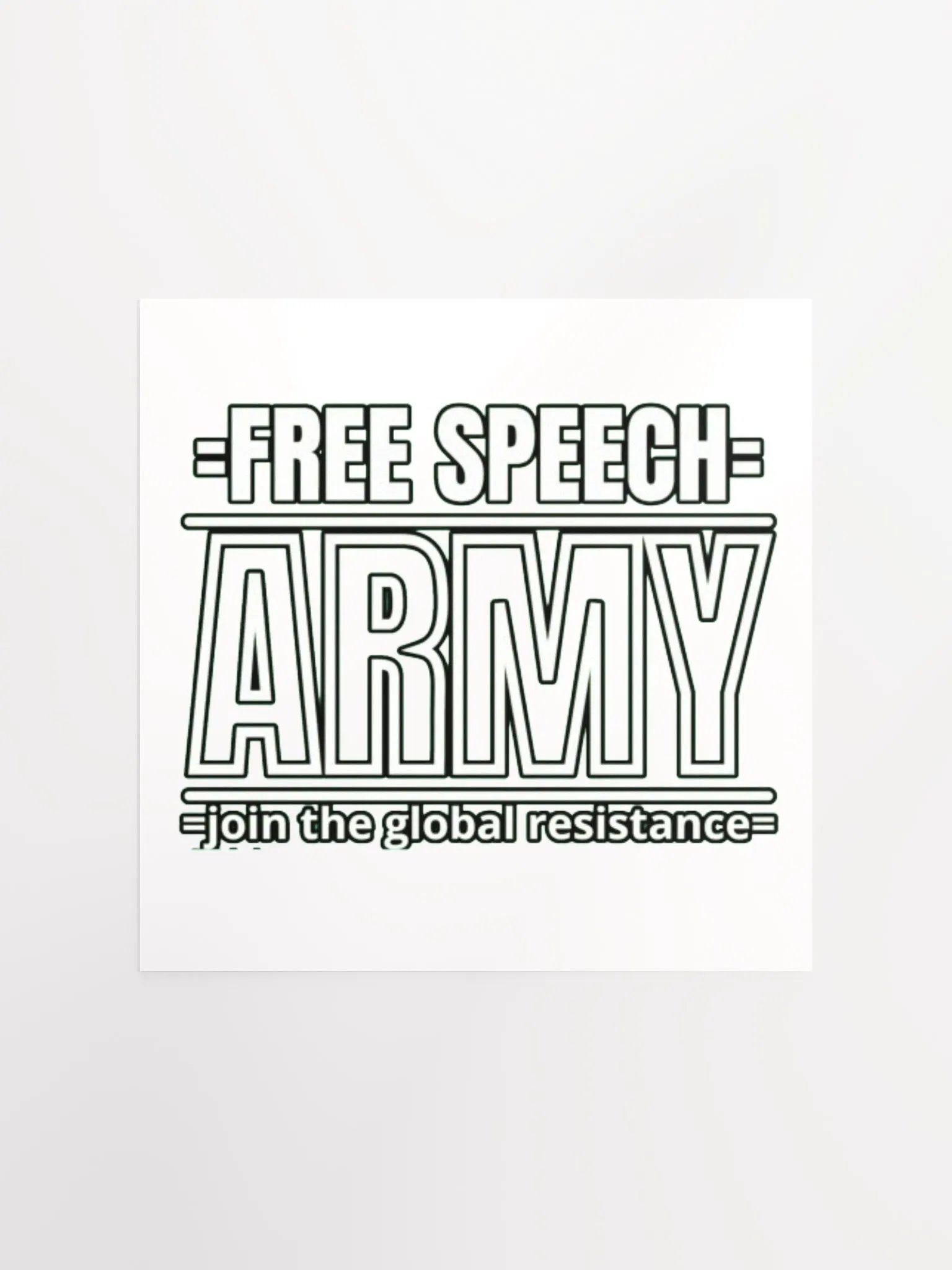 FREE SPEECH ARMY product image (1)
