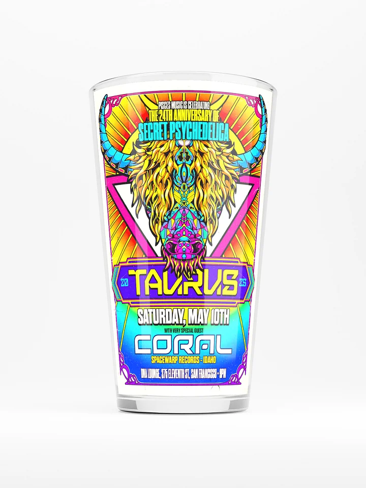 Taurus 2025 Shaker Pint Glass product image (1)