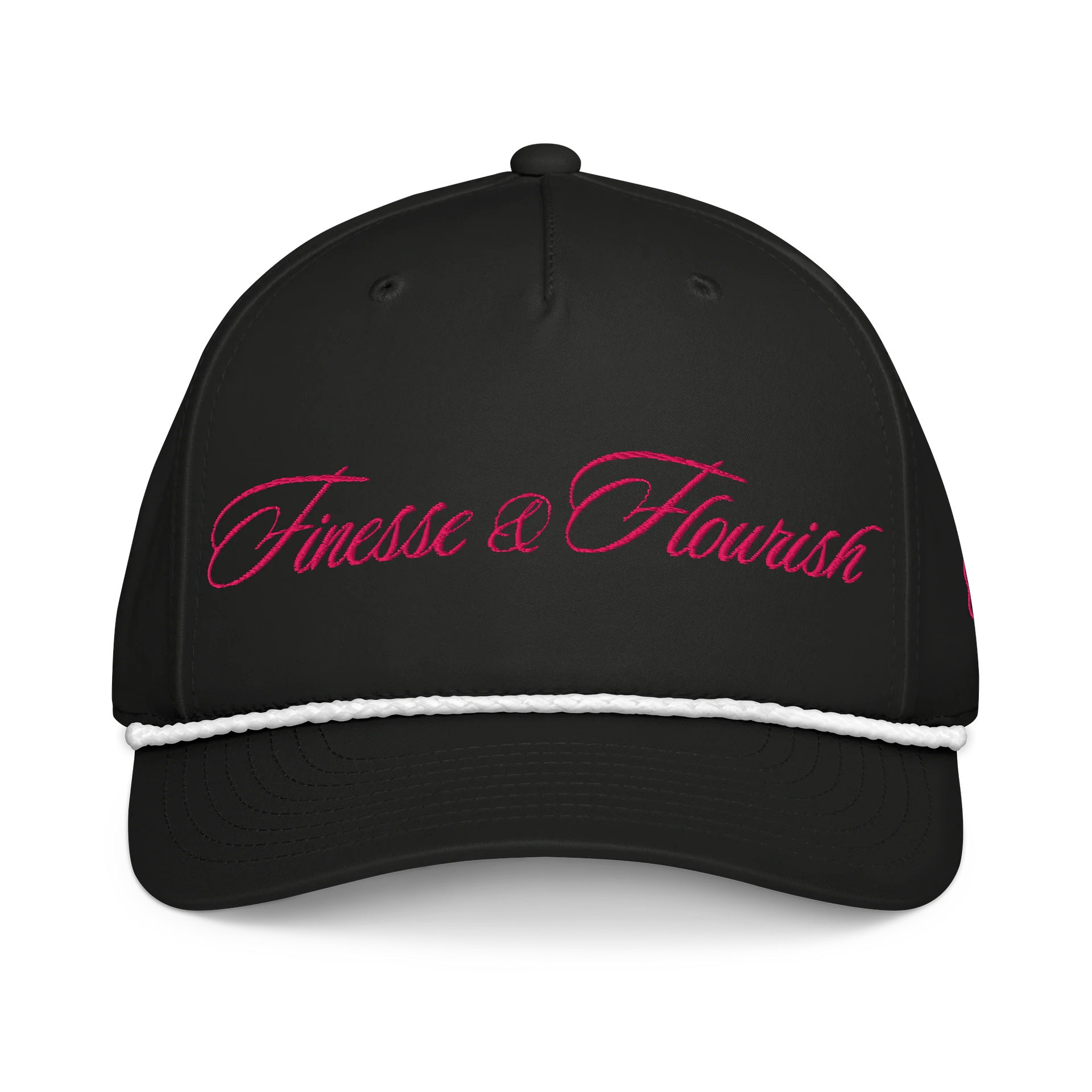 F&F Script Five-Panel Classic Rope Cap (PNK) product image (9)