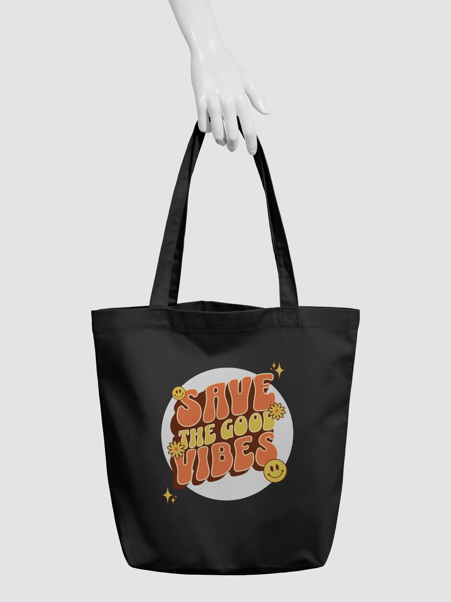 Good Vibes Only Quote: A Chic Tote Bag for Everyday Use product image (6)