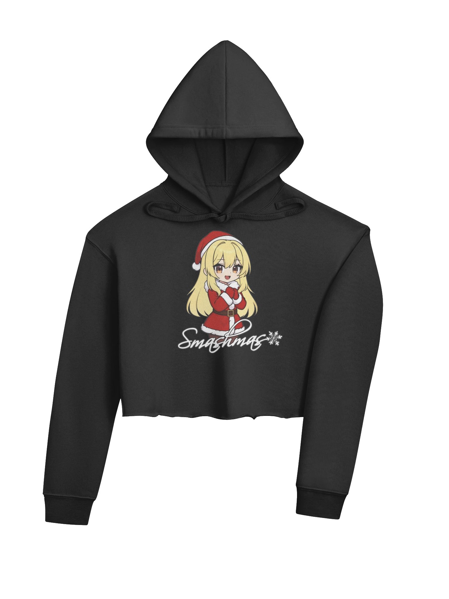 Smashmas 2025 Cropped Crimbus Chibi Hoodie product image (6)