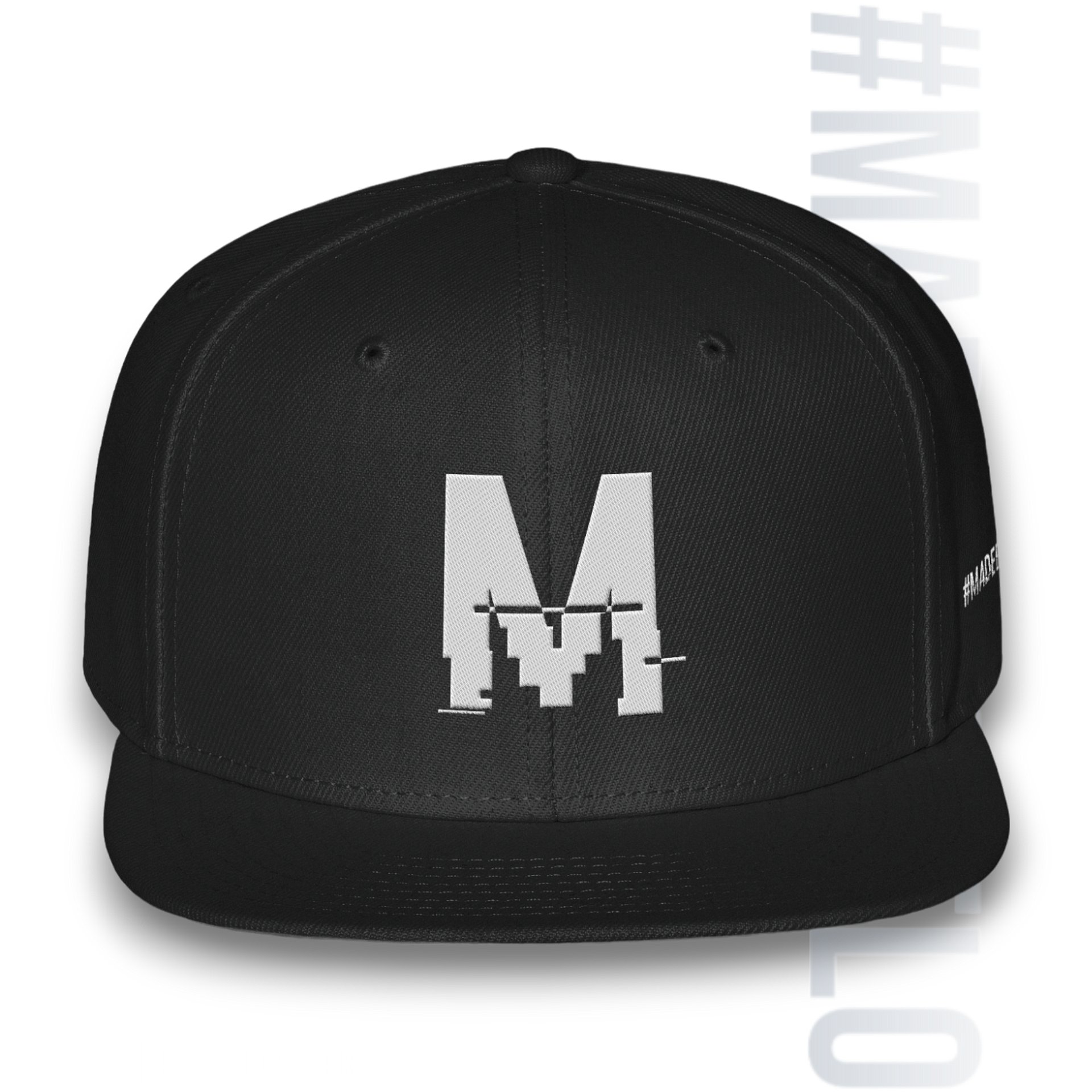 MELO CREW x Whiteout - Snapback Hat | #MadeByMELO product image (2)