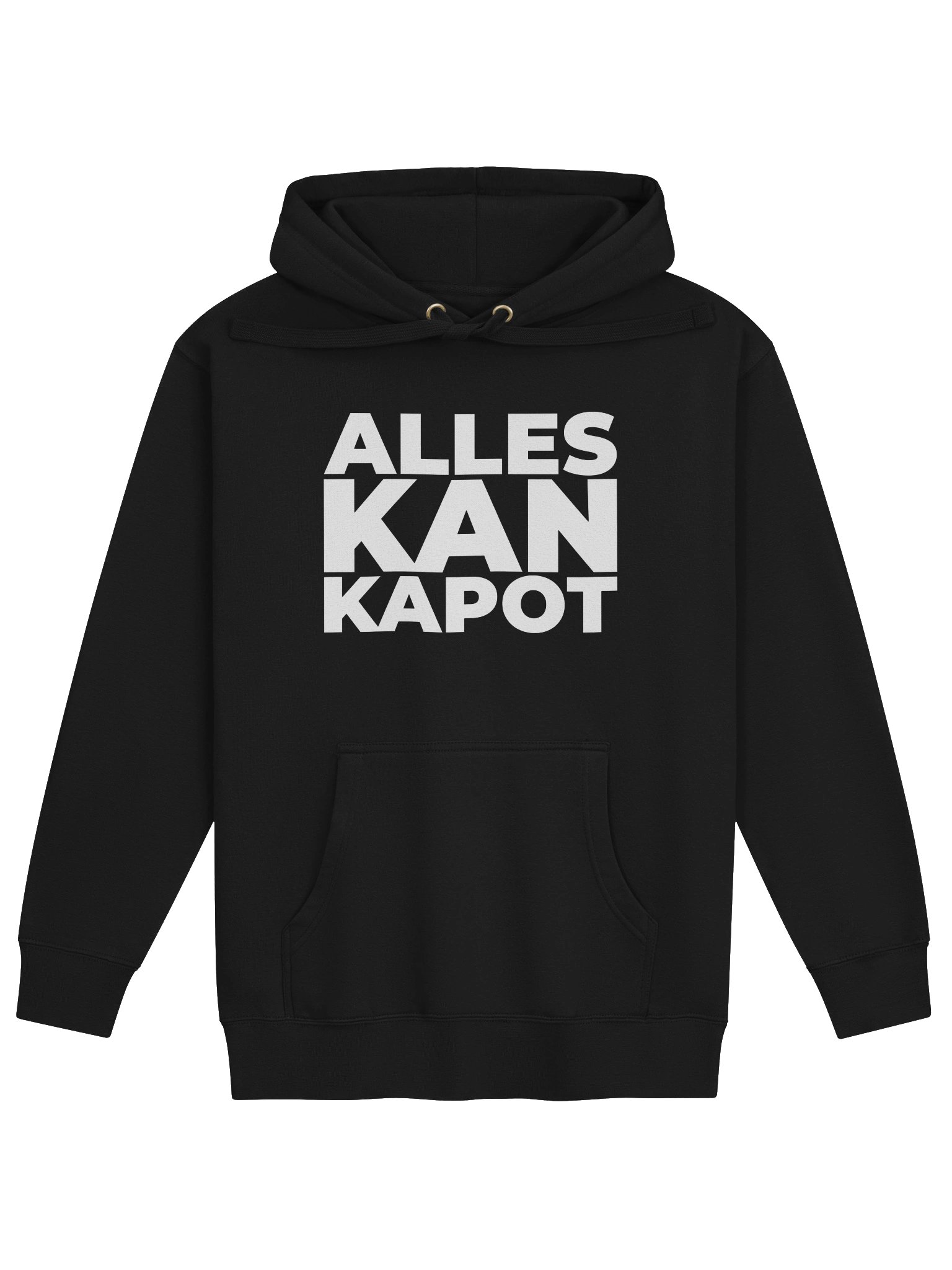 Alles kan kapot Hoodie – Zwart product image (1)