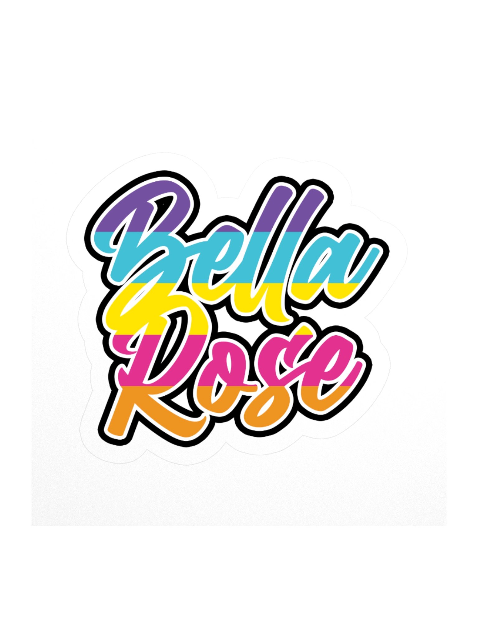 Bella Rose Non-Binary Pride Sticker product image (1)