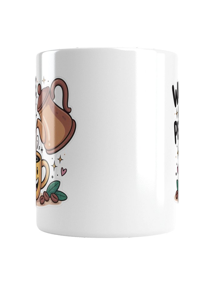 Wake and Perk Coffee Mug – Funny Morning Mug for Coffee Enthusiasts product image (2)