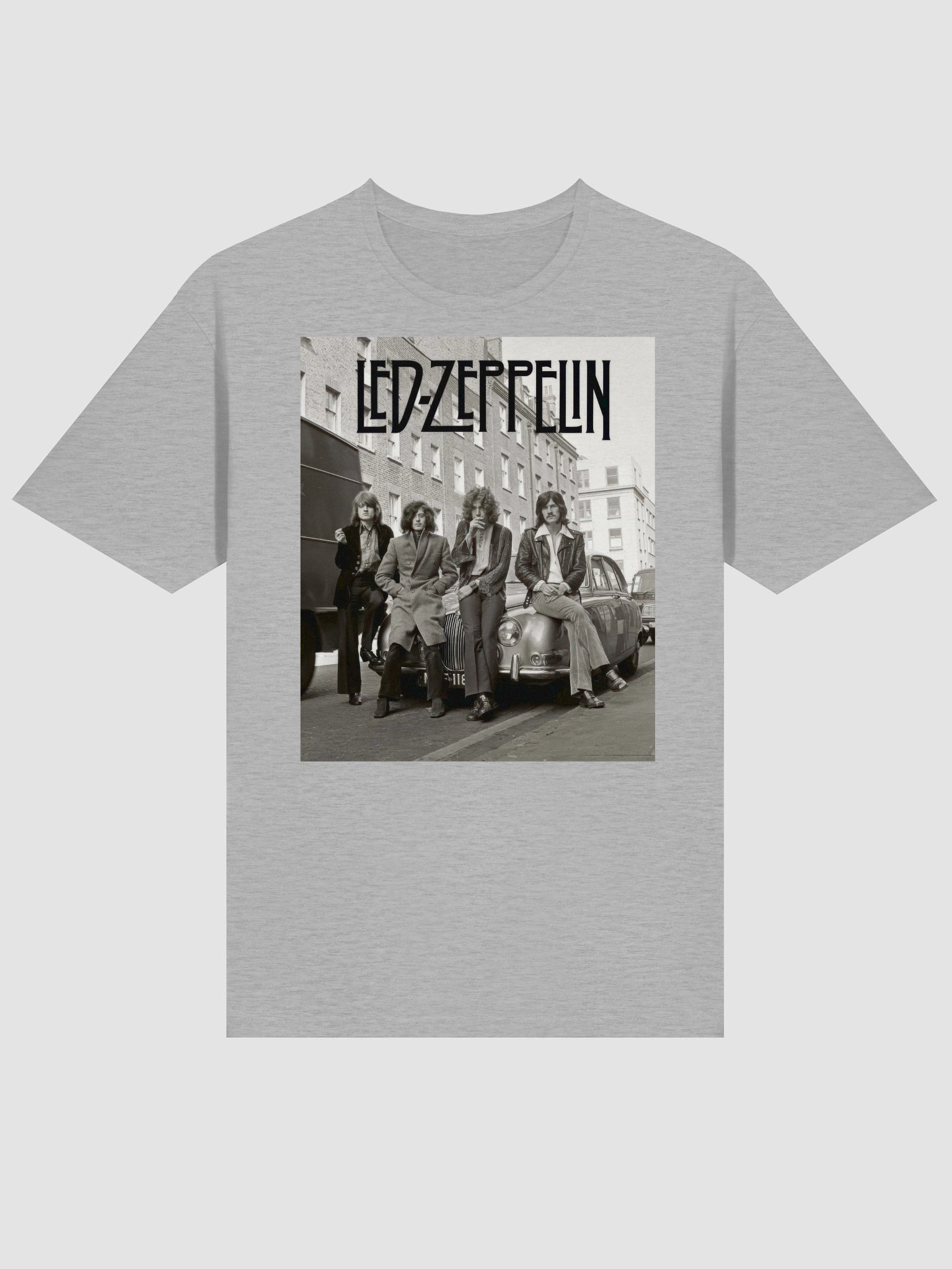 Led Zeppelin T-Shirt | Classic Black & White Band Photo Graphic Tee | Vintage Rock Shirt product image (2)