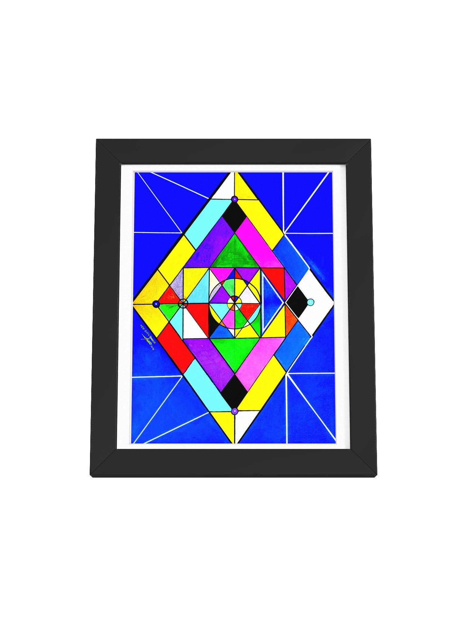 New Gothic Mandala — Fine Art Print with Frame product image (1)