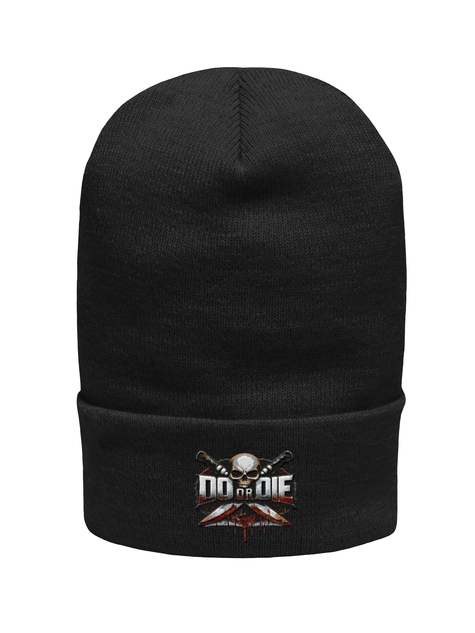 Skull & Knives Cuffed Beanie