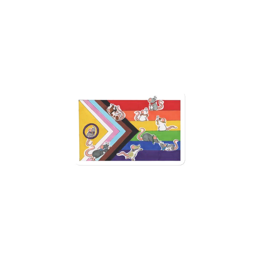 Pride Rats Magnet product image (1)