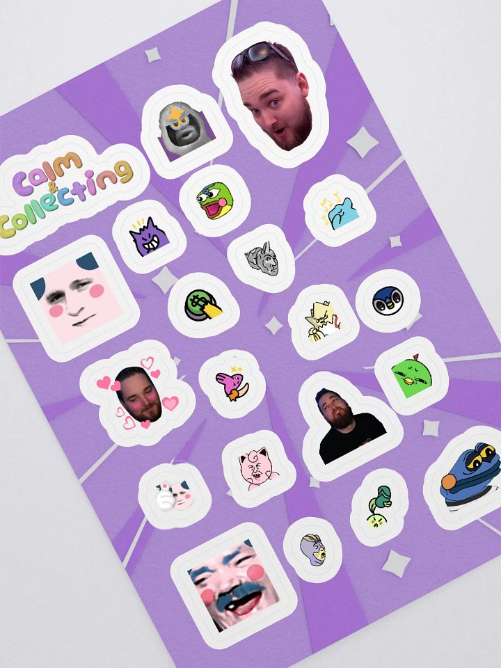 Calm & Collecting Sticker Sheet product image (1)