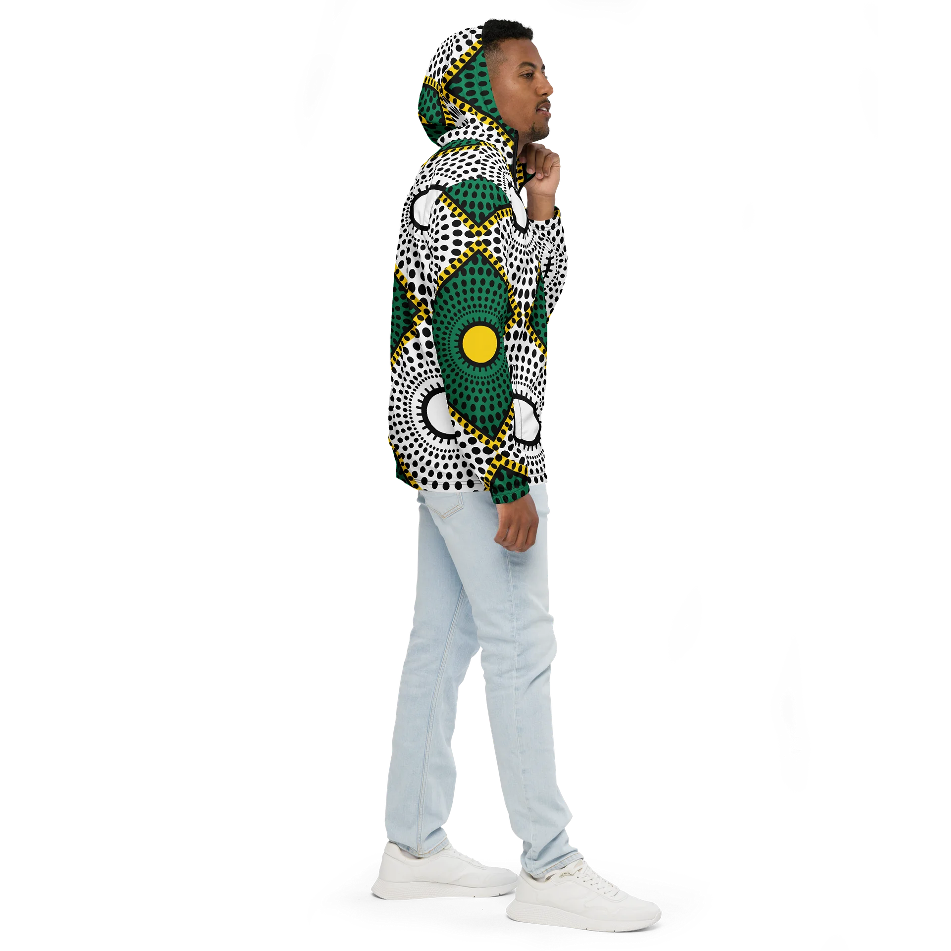 Diamond Print Windbreaker — Unisex product image (6)