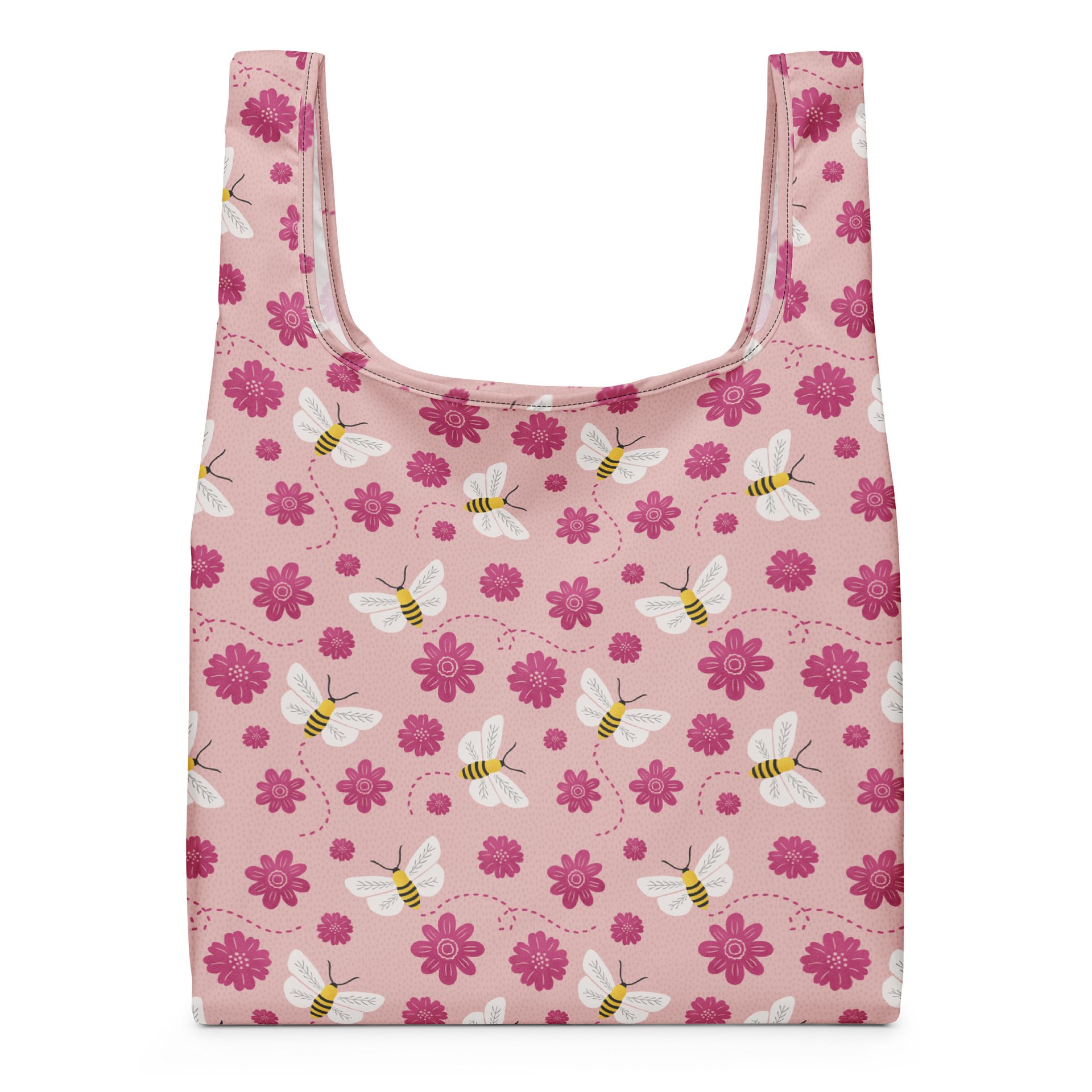 Little Pink Bees Shopping Bag product image (3)