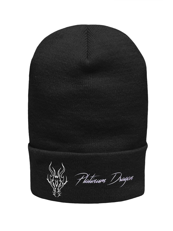 Platinum Dragon Cuffed Beanie product image (5)