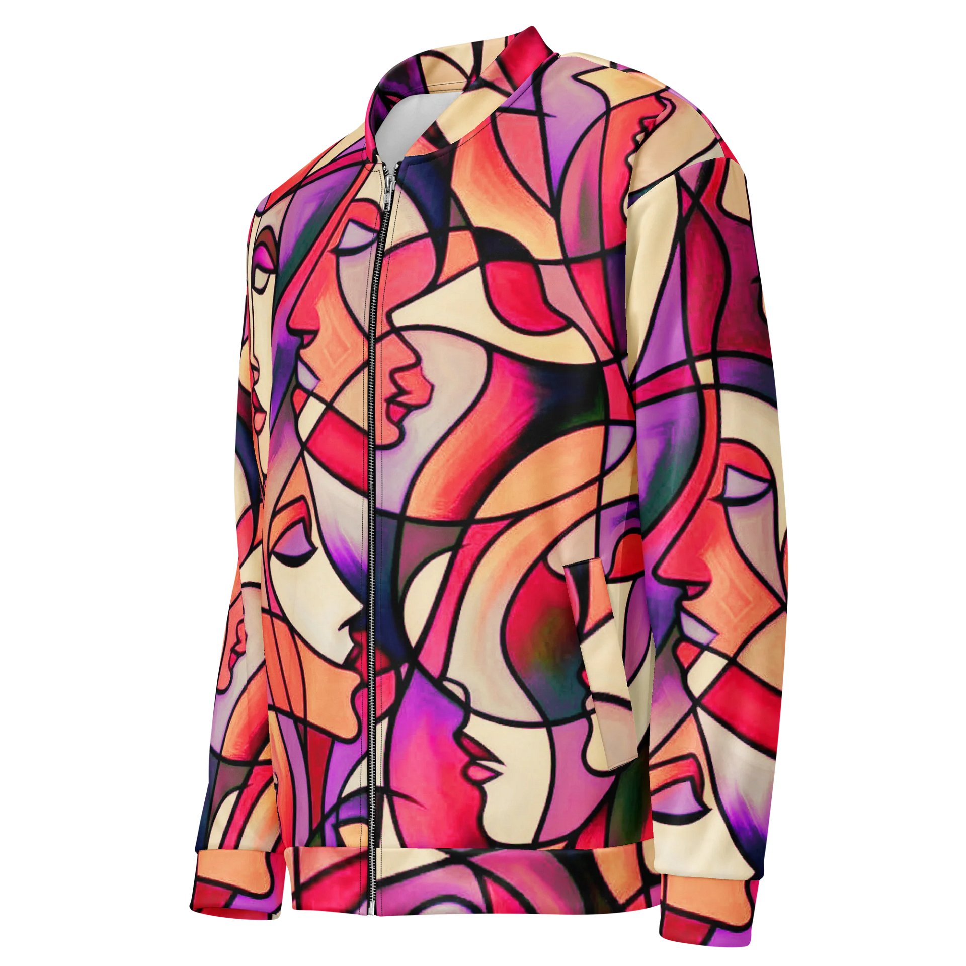 Womеns Faces Bomber Jacket product image (3)