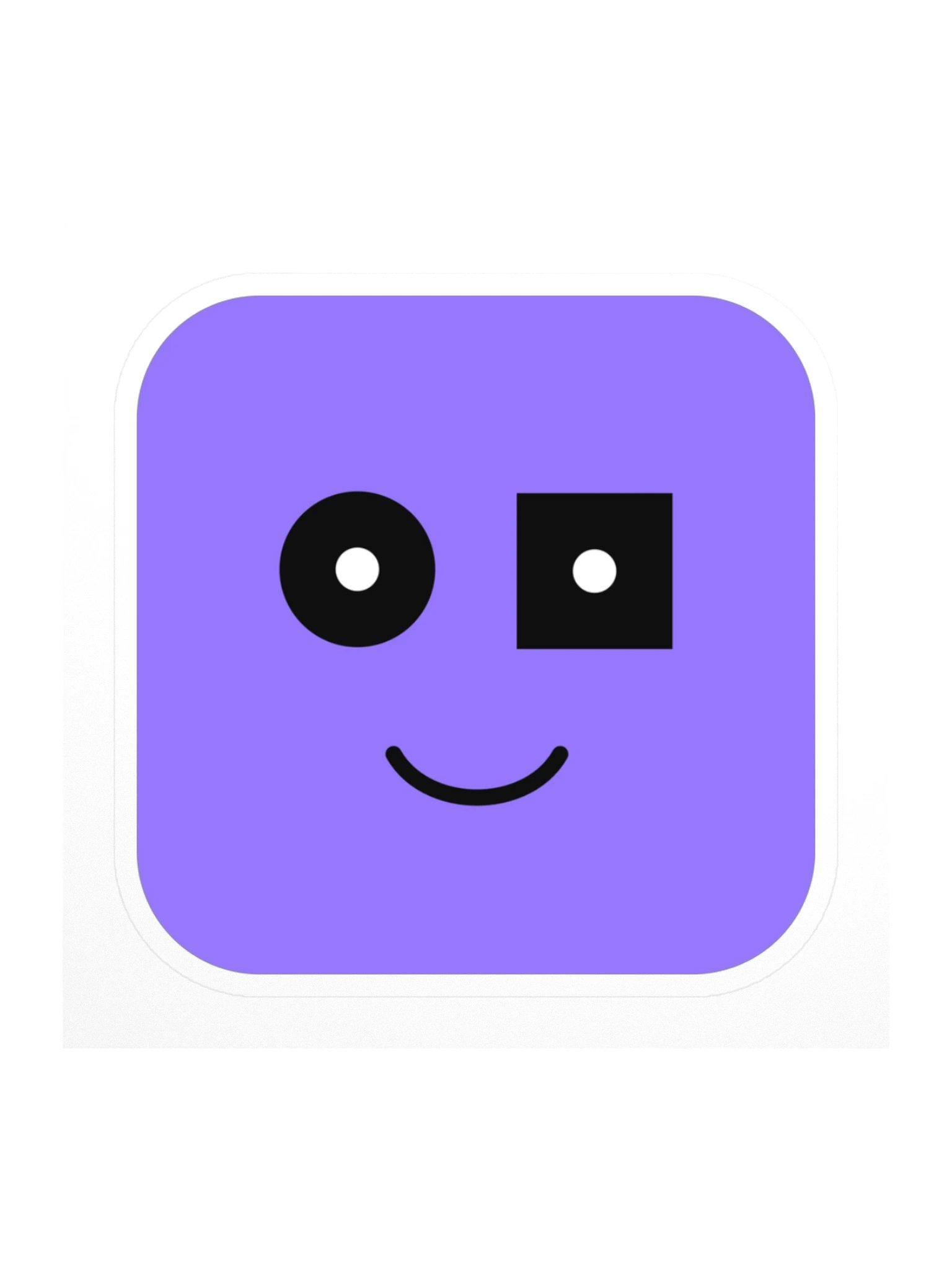 Mascot sticker, smile product image (1)