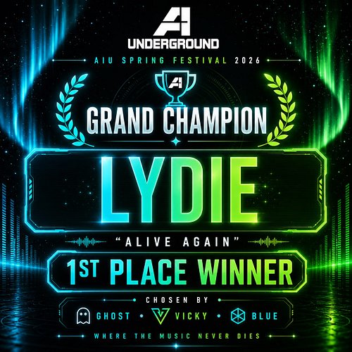 🏆 SPRING FESTIVAL 2026 CHAMPION: LYDIE 🏆

Congratulations on taking 1st place with Alive Again! 🎉

A huge thank you to everyo...