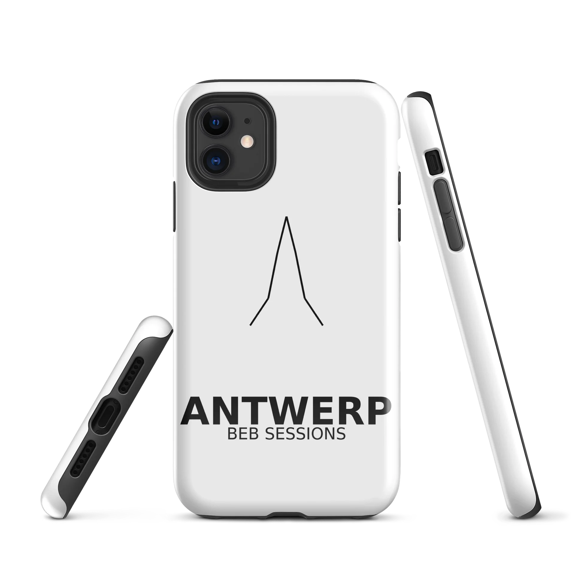 Minimal Black Tough Case for iPhone® product image (1)