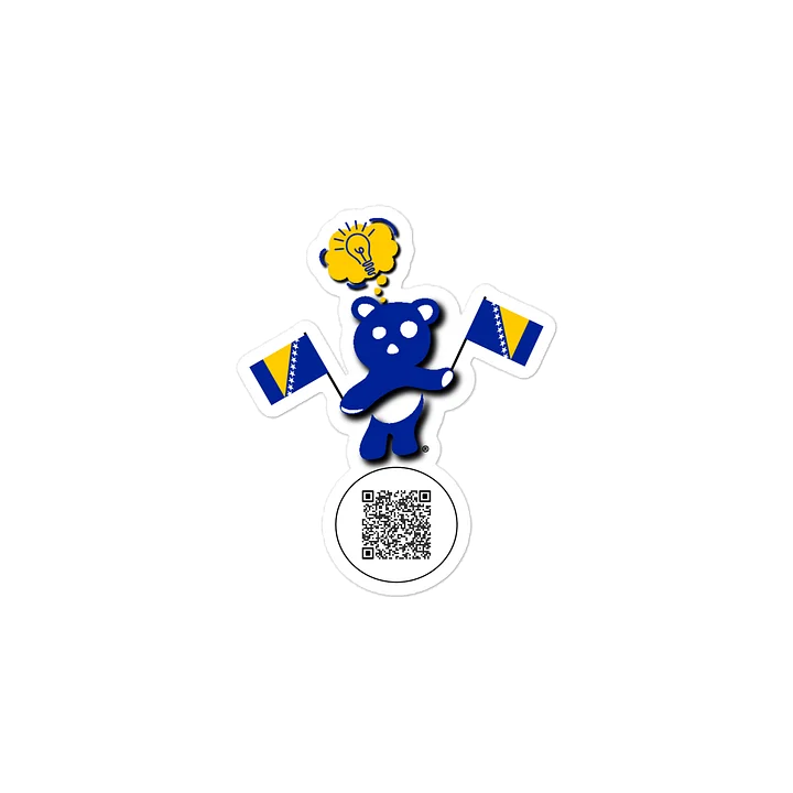 Bosnia-Herzegovina — Country Bear Sticker | BehrBrained Media product image (2)