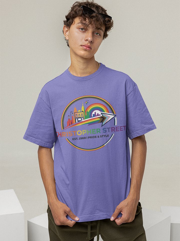 Christopher Street Pride Skyline Rainbow Tee product image (1)