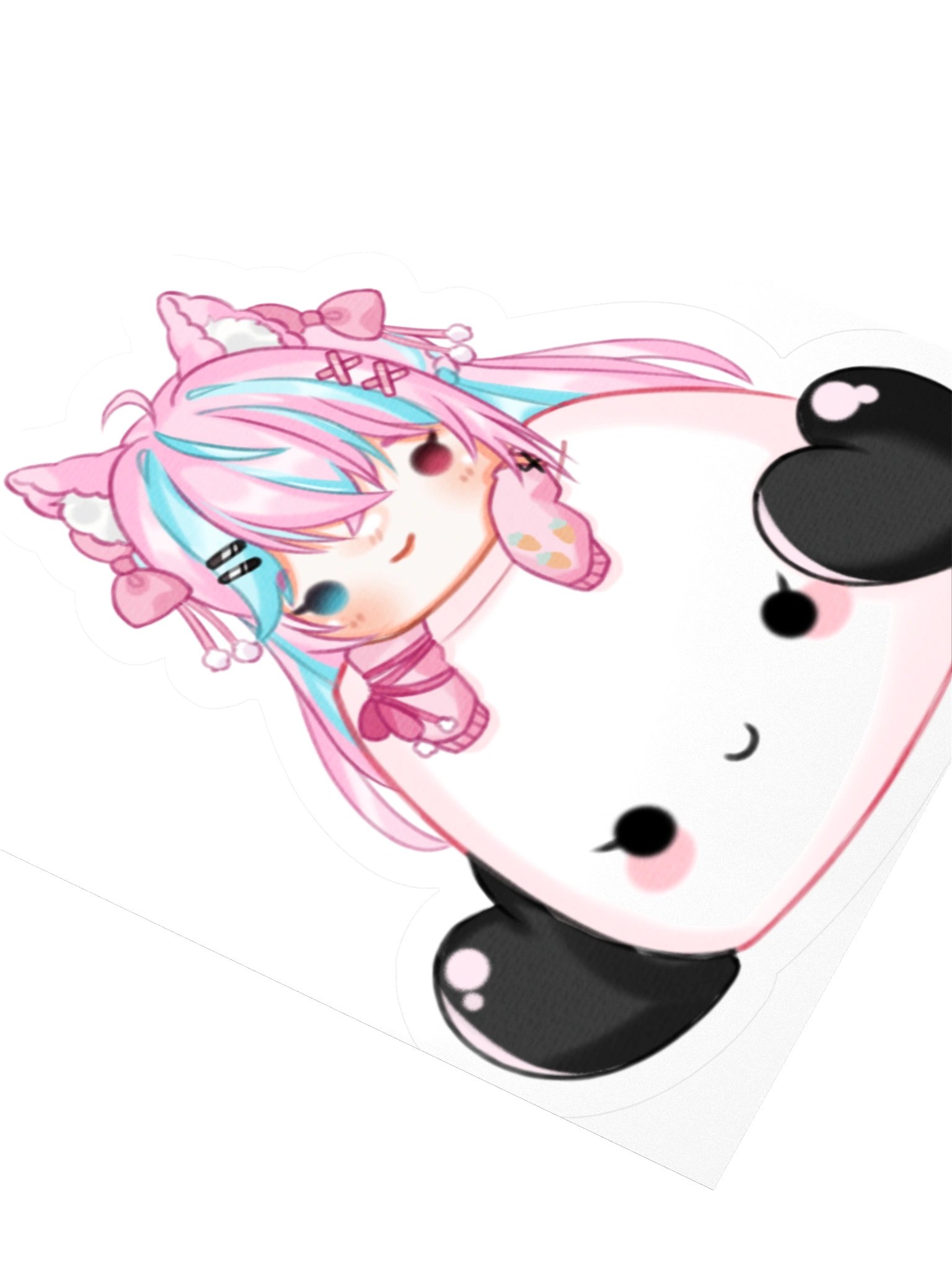 marshmallow pink sticker product image (3)