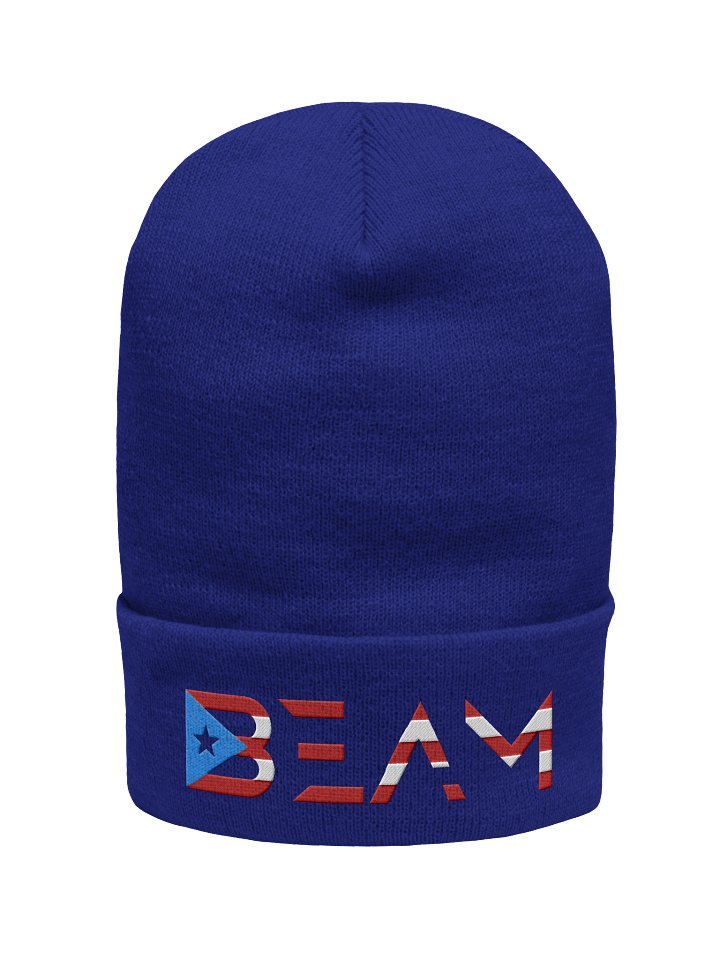 BEAM BORIQUA BLUE BEANIE product image (1)